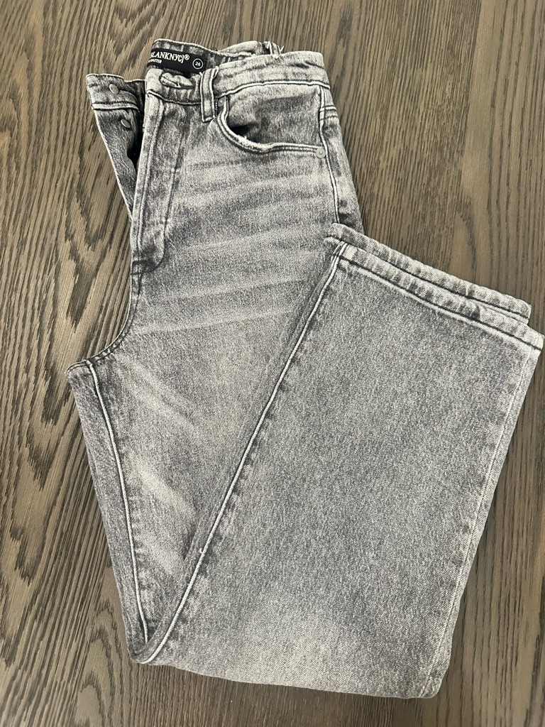Blank Nyc The Baxter Ribcage Straight Leg Ankle Jeans In Dmf